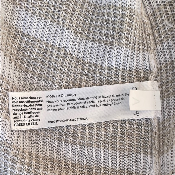 Eileen Fisher 100% organic cotton cardigan - Picture 6 of 7